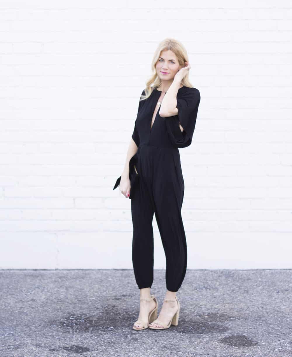 New Years Eve Black Jumpsuit