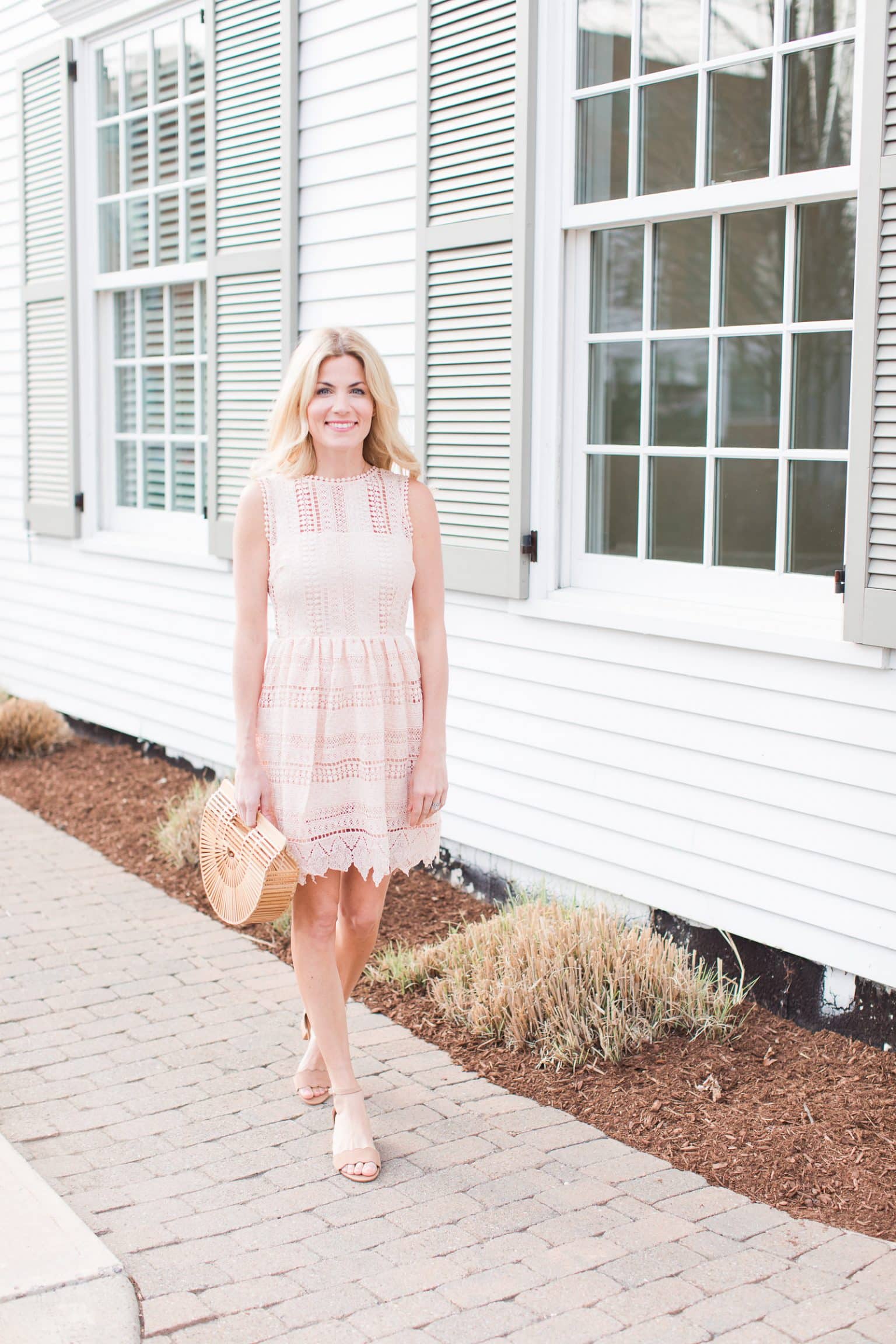 Pink Crochet Dress 