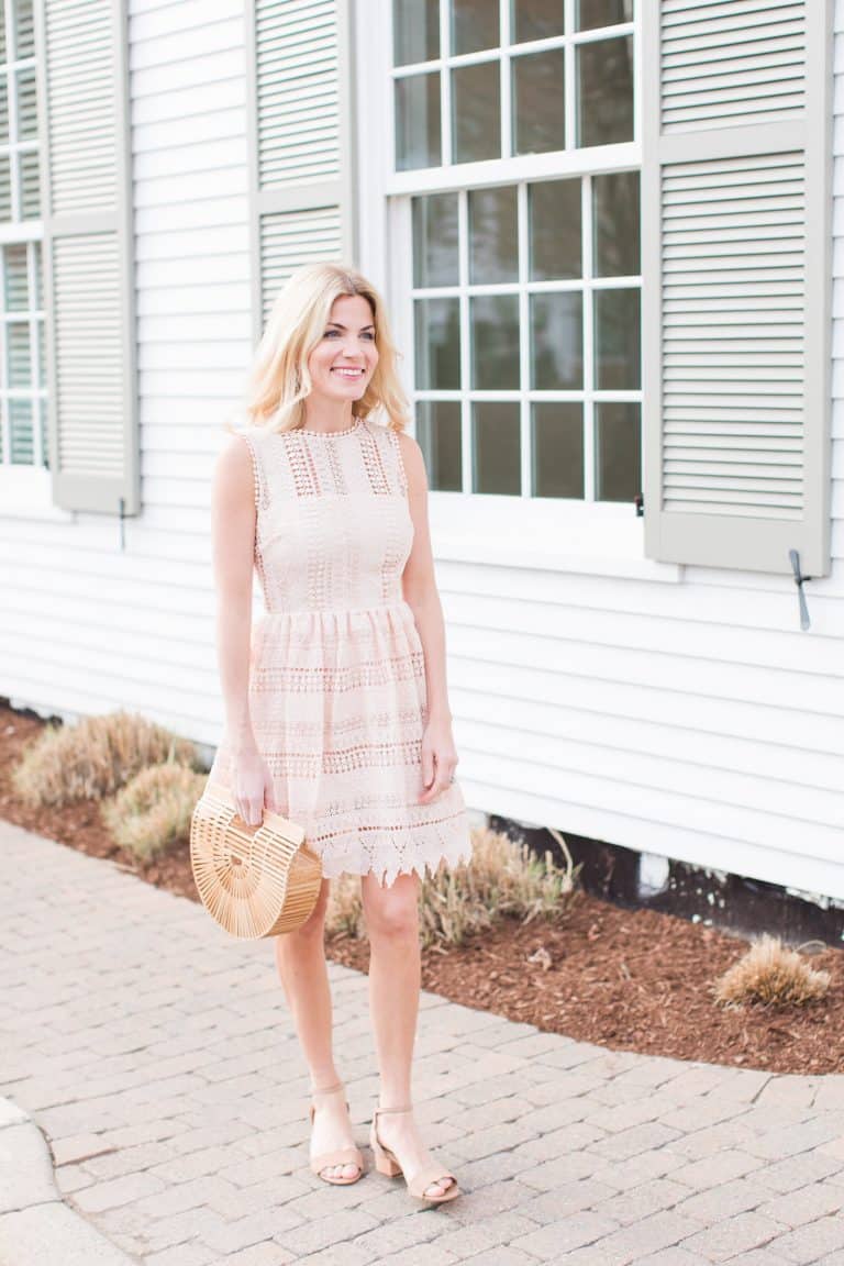 Pink Crochet Dress | Outfit Posts | Pure Joy Home