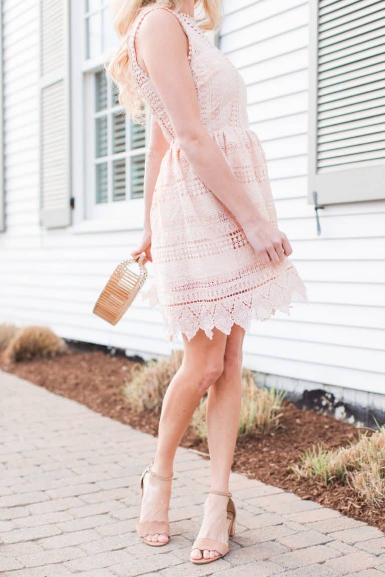 Pink Crochet Dress | Outfit Posts | Pure Joy Home