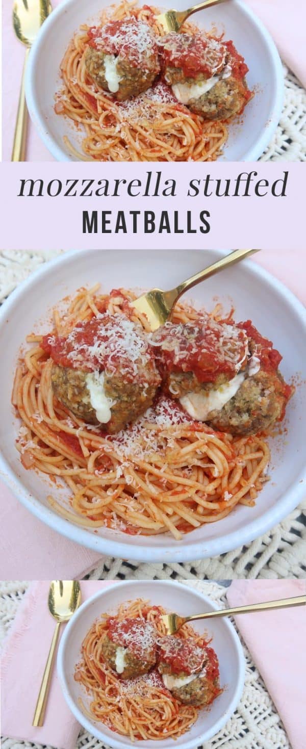 Mozzarella Stuffed Meatballs Pure Joy Home