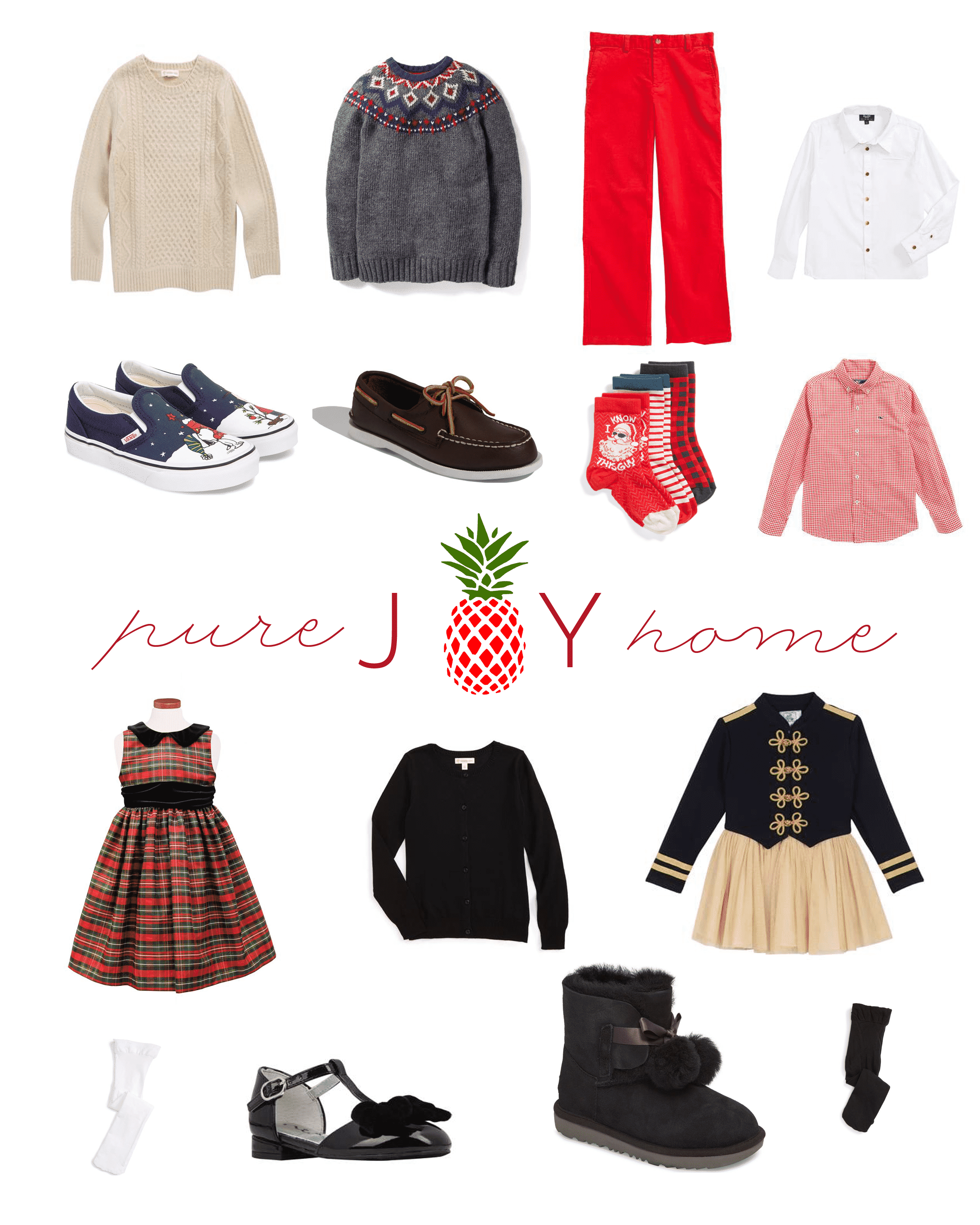 kids holiday outfits