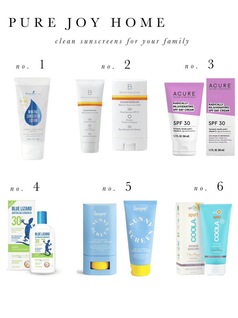 8 Clean Sunscreens For Your Family