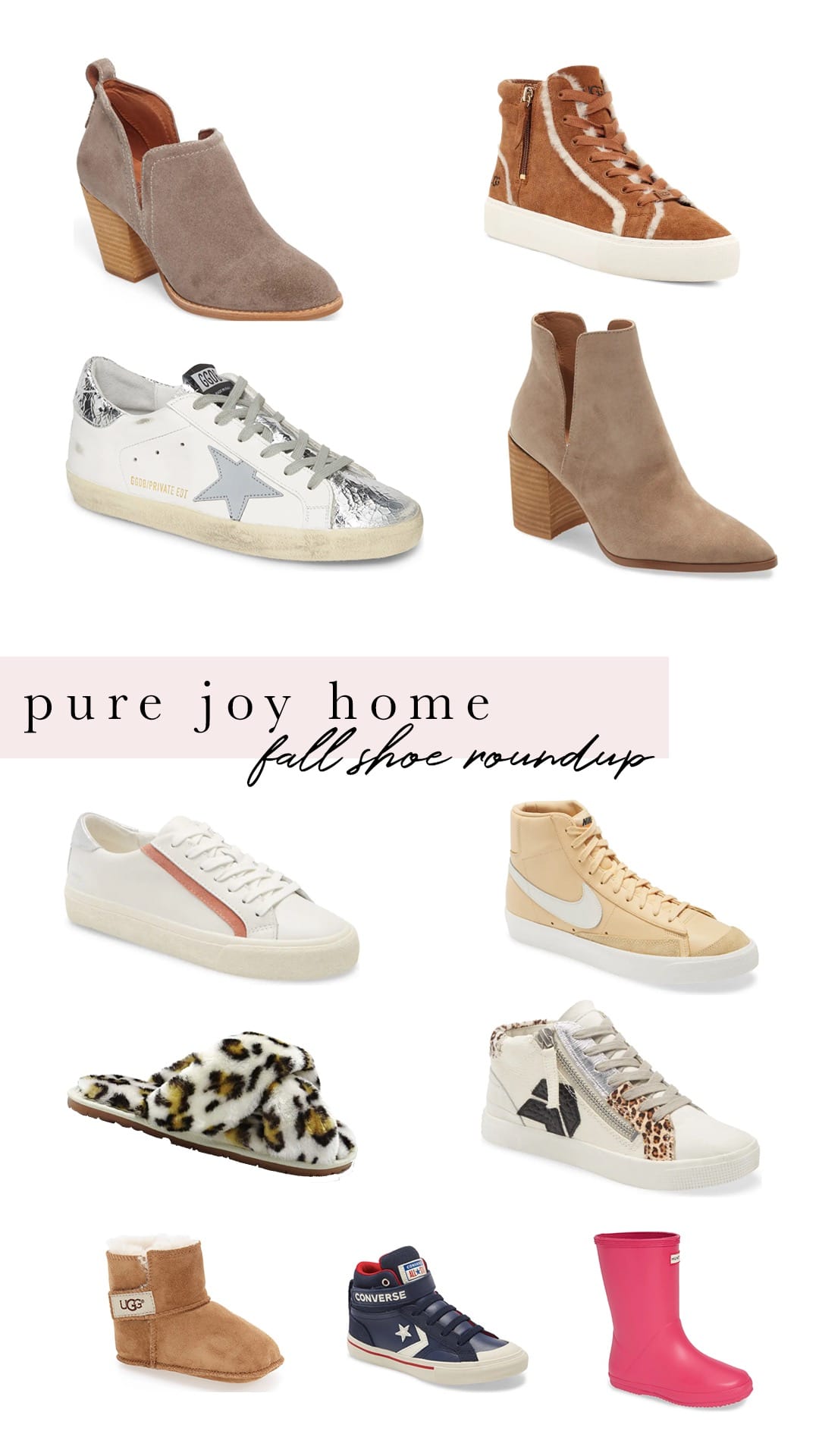 Fall Shoe Roundup - Pure Joy Home