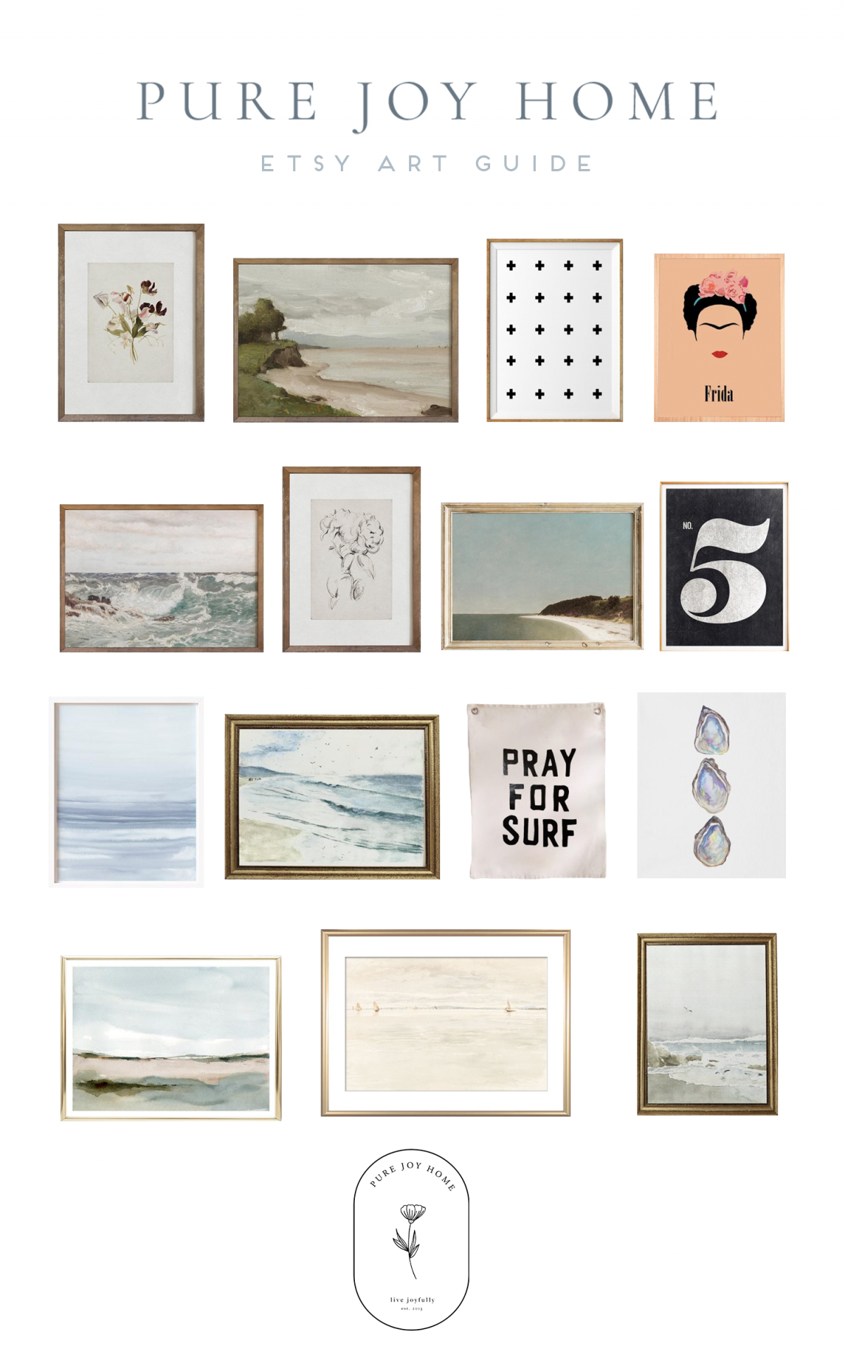 Etsy Art Guide - Pure Joy Home